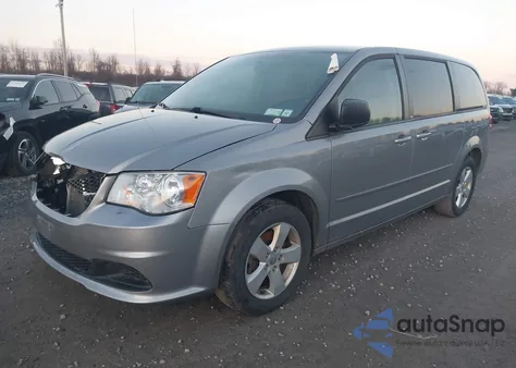2014 Dodge Grand Caravan Se из США, поврежденный, VIN 2C4RDGBG6ER167152
